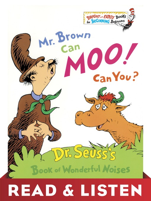 Title details for Mr. Brown Can Moo! Can You? by Dr. Seuss - Wait list